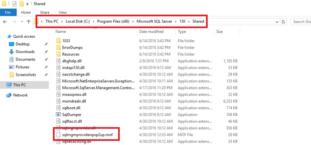 SQL Server Configuration Manager Launch Error